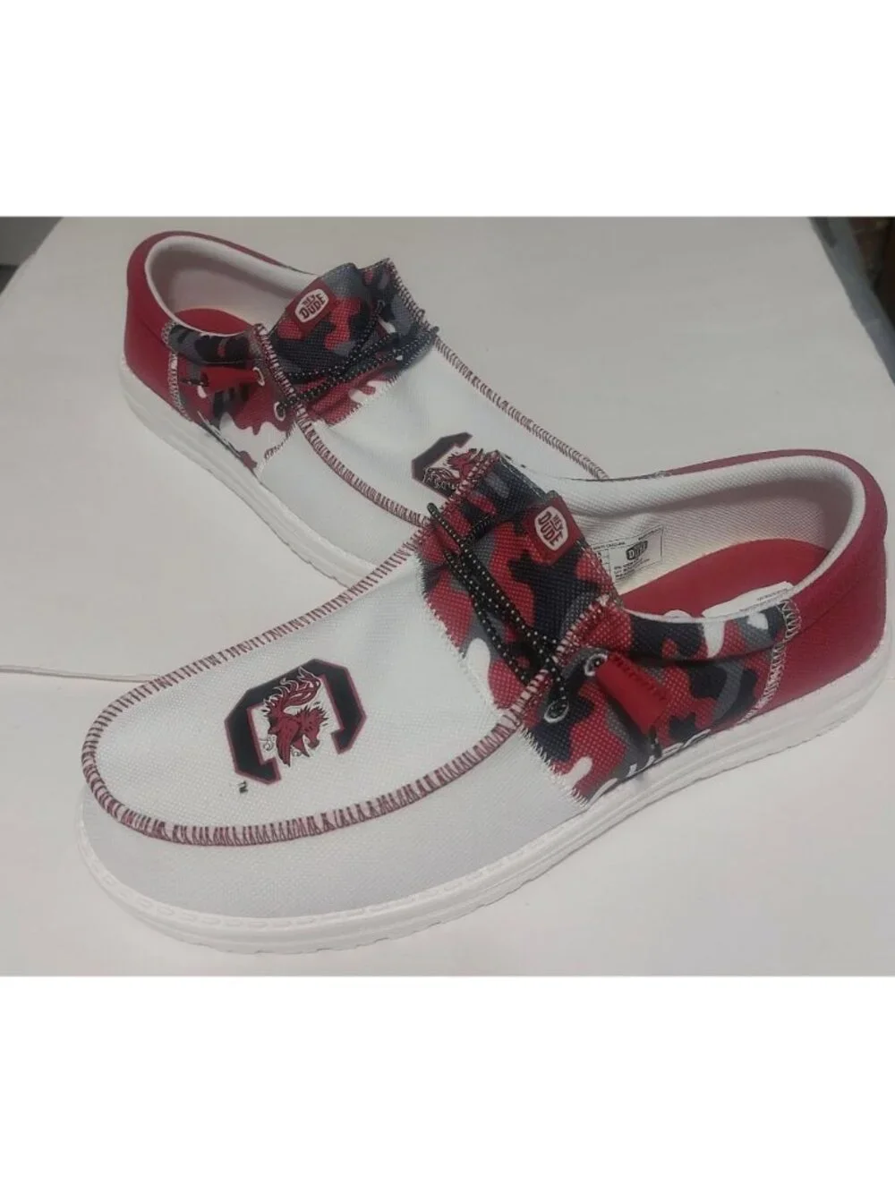 Hey Dude Wally Mens Size 15 South Carolina Gamecocks Casual Slip On Shoes Loafer